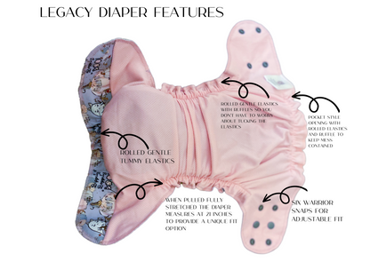 lights on main street-Legacy Ruffled Elastic Pocket Diaper