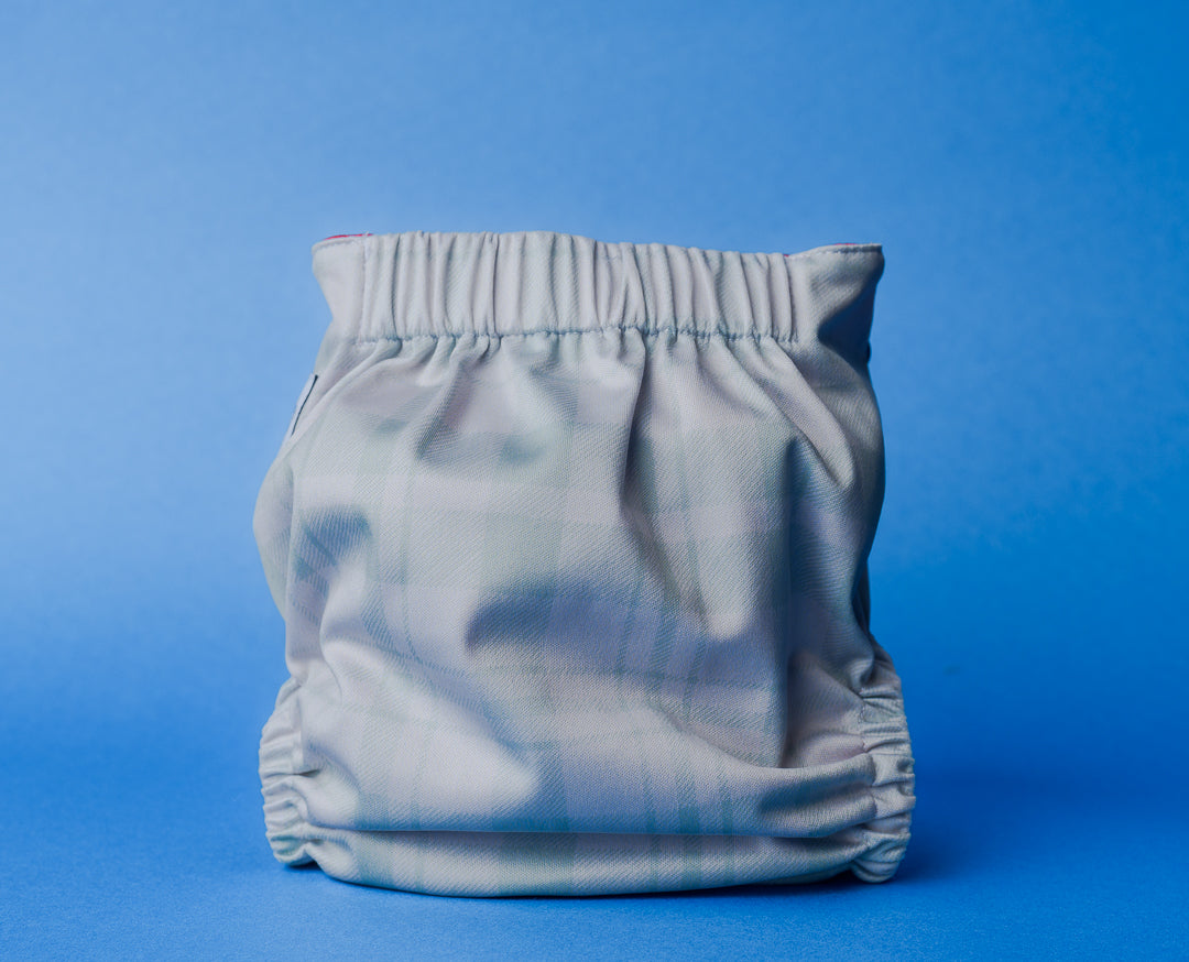 Spirit-Mint Plaid -Signature 2.0 Pocket cloth Diaper