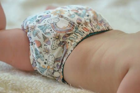 Magical Mushroom| Merit Line OS pocket diaper - Veteran Baby Brigadecloth diaper